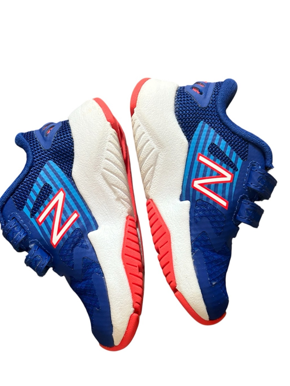 New Balance Kids' Blue & Orange Athletic Sneakers